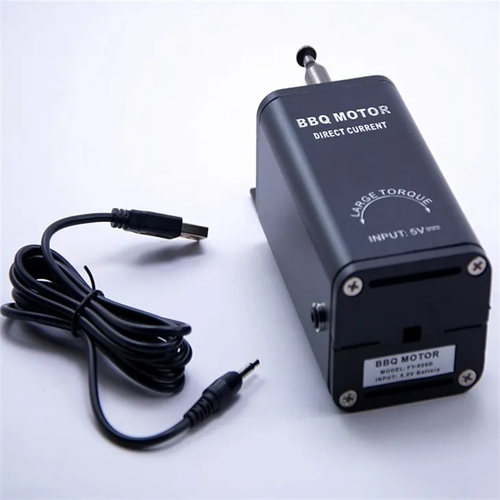 BBQEXPERT Kvalitetssäkrad gör-det-själv Braai Roaster Spit Motor 5V För Rotisserie Motor Spit Roast Motorer till salu FD609D