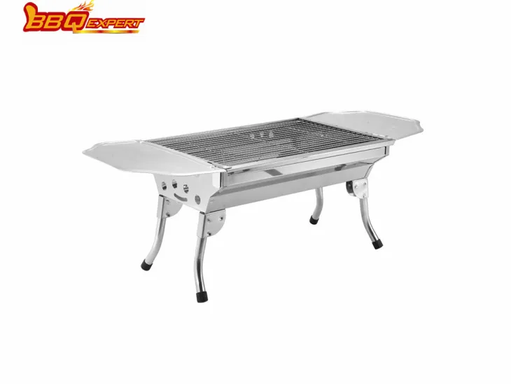 BBQEXPERT Bärbar Mini Grill Grill Utomhus S/S Liten Kolgrill