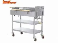 Lyxigt kök Elektrisk BBQ Rotisserie Crypus Rostfritt stål Grillspett för grill