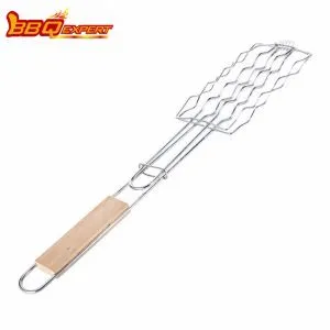 Trähandtag Hot Dog Grill spis