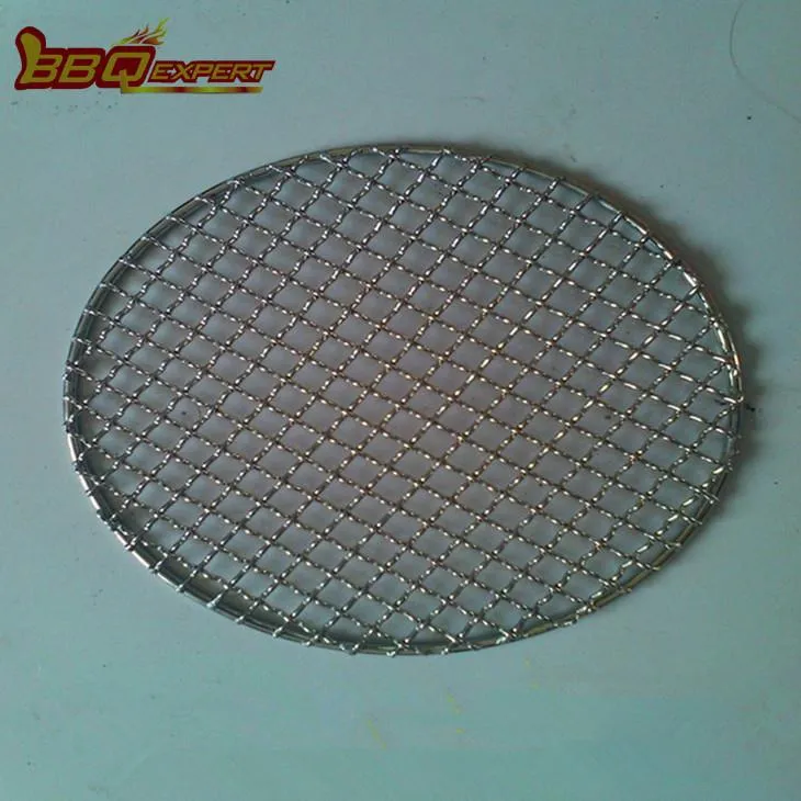 Smart bärbar rund grill för liten grillugn